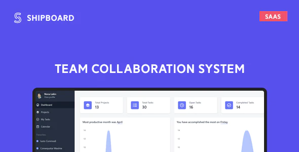 Shipboard SaaS v.1.2.3 – Team Collaboration System Php Script Download