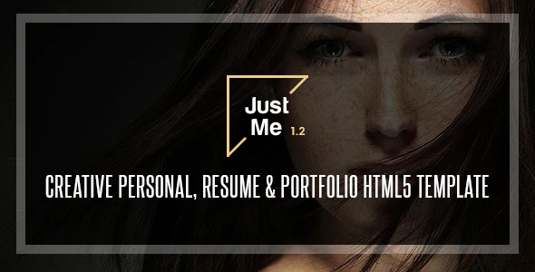 Just Me | Creative Personal Resume, vCard & Portfolio HTML5 Template Download