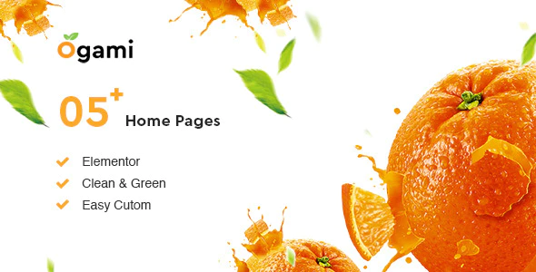 Ogami v1.45 – Organic Store & Bakery WordPress Theme Download