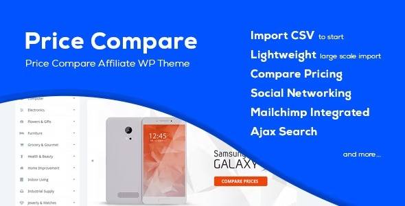 Price Compare v2.4 – Cost Comparison WordPress Theme Download