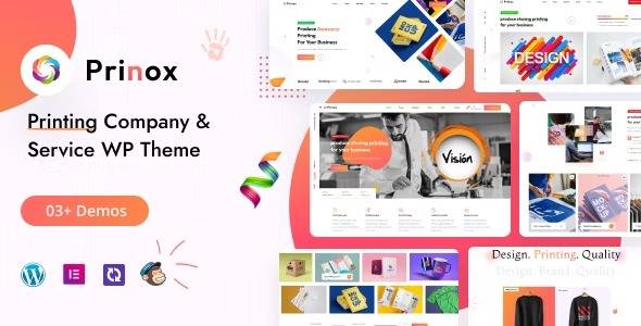 Prinox v1.0.9 Printing Services WordPress Theme Download