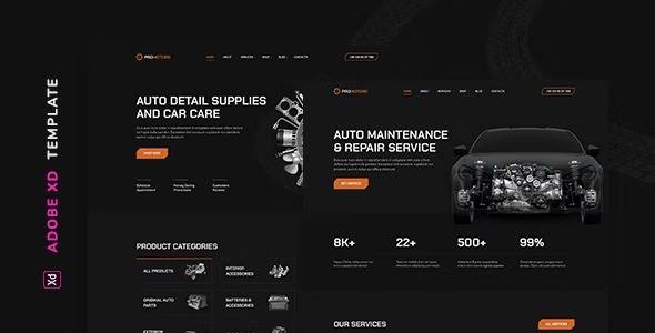 ProMotors v1.1.0 Car Service and Detailing WordPress Theme Download