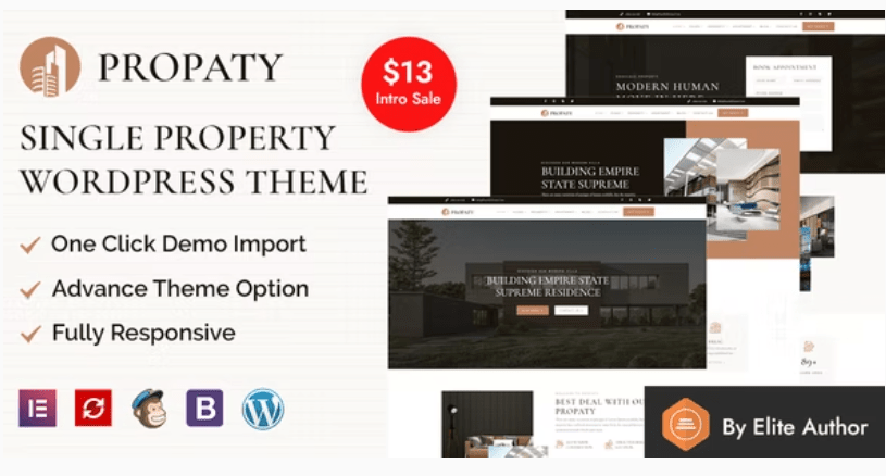 Propaty v1.2 Single Property WordPress Theme Download