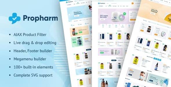 Propharm v1.6 – Pharmacy & Medical WordPress WooCommerce Theme Download