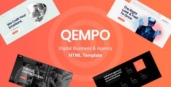 Qempo v1.3.0 Digital Agency Services WordPress Theme Download