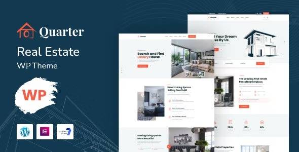 Quarter v2.0.2 – Real Estate WordPress Theme