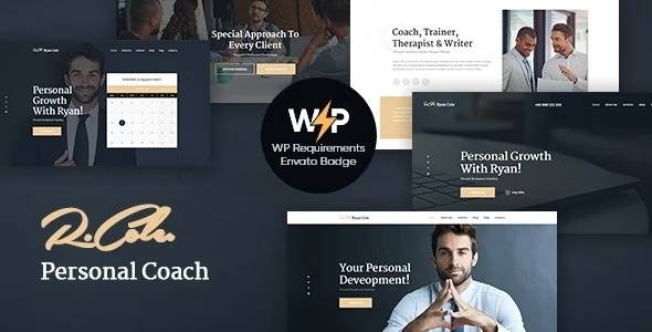 R.Cole v1.3.9 – Life & Business Coaching WordPress Theme Download