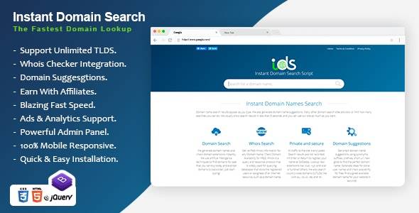 Instant Domain Search