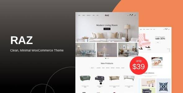 raz clean minimal woocommerce theme download