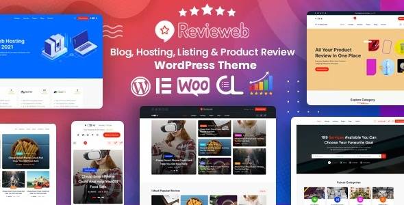 Revieweb v1.4 Best Review WordPress Theme Download