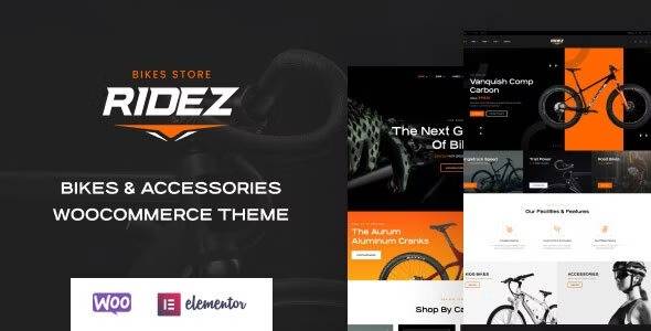 Ridez v1.0.10 – Bike Shop Elementor WordPress Theme Download