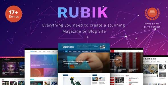 rubik wordpress theme