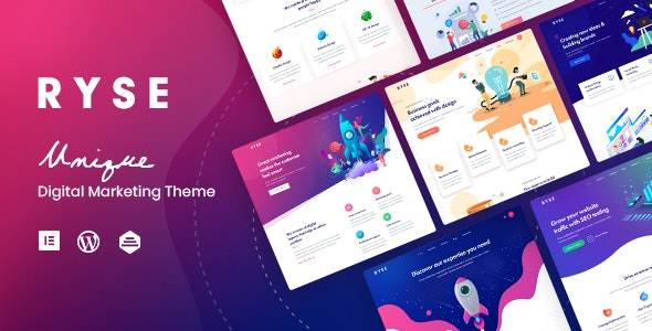 Ryse v4.0 – SEO & Digital Marketing WordPress Theme