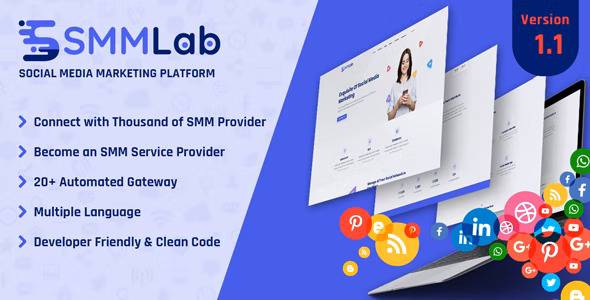 SMMLab v2.0 – Social Media Marketing SMM Platform (Updated)