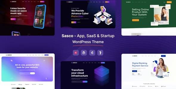 Sasco v1.0.5 SaaS Startup Multipurpose WordPress Theme Download