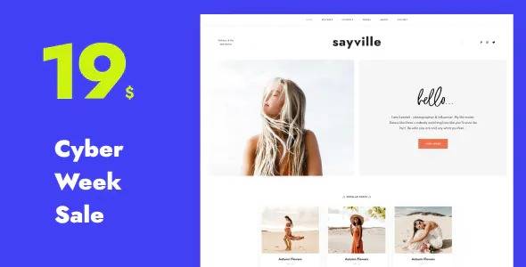 Sayville v1.1.0 WordPress Blog Theme Download