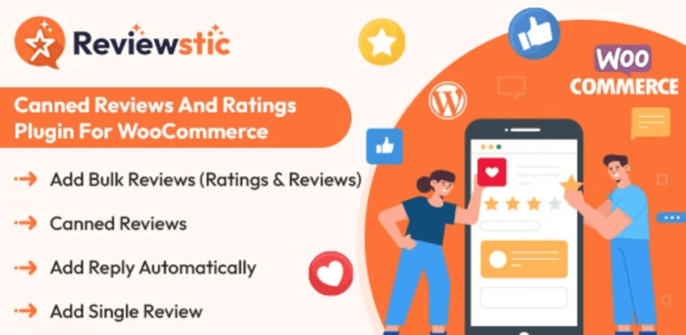 Reviewstic v1.0 – Canned reviews and ratings plugin for WooCommerce