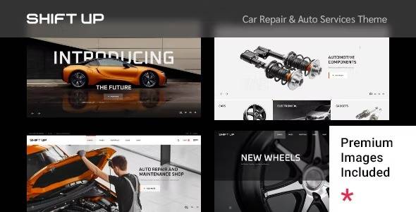 ShiftUp v.1.0 – Car Repair & Auto Services WordPress Theme Download