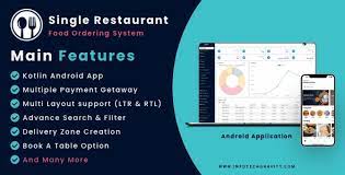 single restaurant - android user & delivery boy apps with laravel admin panel