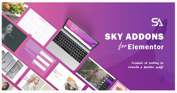 Sky elementor Addons for-Elementor-Page-Builder-WordPress-Plugin-Nulled