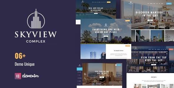 Skyview Complex – One Page Single Property WordPress Theme 2.0 Download