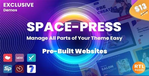 Spacepress creative multi-purpose wordpress theme download