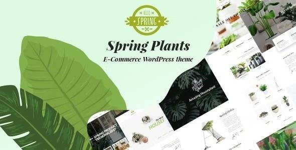 Spring Plants Gardening & Houseplants WordPress Theme v3.4  