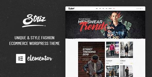 Striz v2.0.1 Fashion Ecommerce WordPress Theme Download