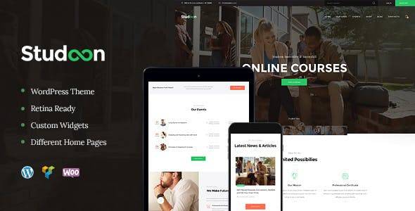 Studeon v1.1.10 Education Center & Training Courses WordPress Theme Download