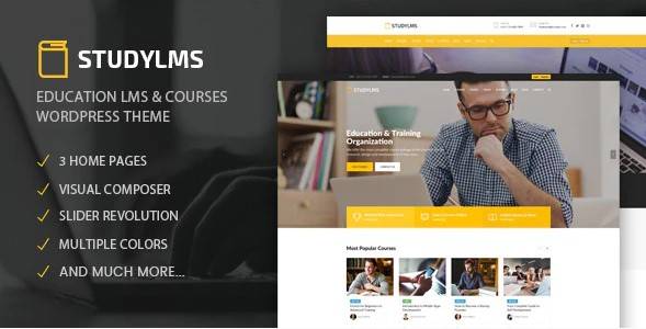 Studylms v1.27 – Education LMS & Courses Theme