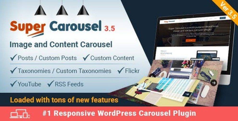 Super Carousel v3.7.9 – Responsive WordPress Plugin