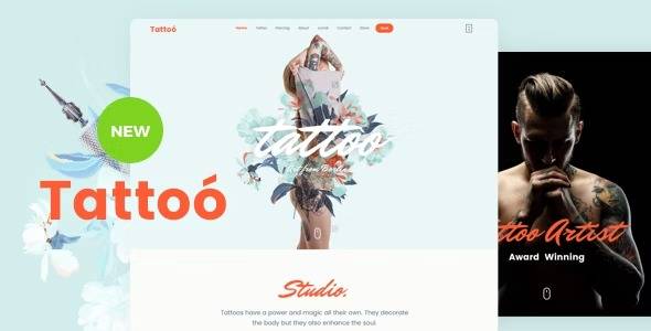 Tattoo WordPress Theme v16.7 (Updated)