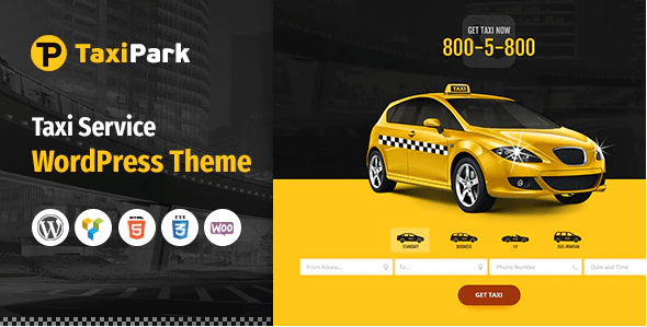 Taxi Park – Taxi Cab Service Company WordPress Theme v1.6.5