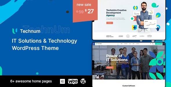 Technum v1.0.4 – IT Solutions & Technology WordPress Theme Download