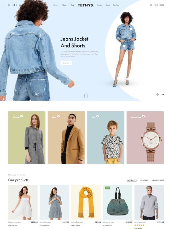 Tethys v1.4.0 Fashion and Minimalism WordPress Theme Download