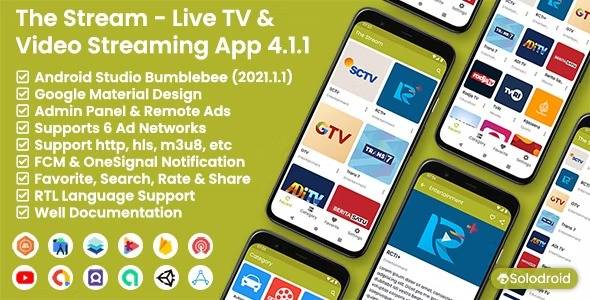 The Stream v4.1.1 – Live TV & Video Streaming App