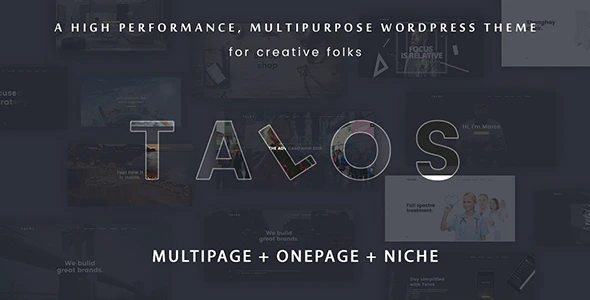 Talos v1.3.5 Creative Multipurpose WordPress Theme Download