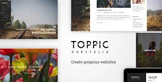 TopPic wordpress theme – Portfolio Photography Theme