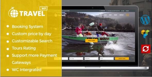 TravelWp Theme v1.7.1 – Travel Tour Booking WordPress Theme Download