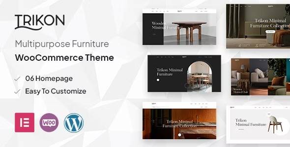 Trikon v1.0.2 – Multipurpose Furniture WooCommerce WordPress Theme Download