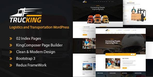 Transportation WordPress Theme