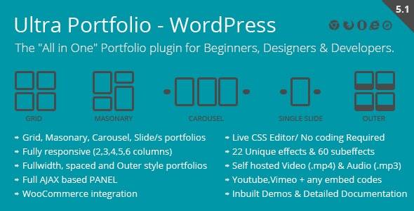 Ultra Portfolio v6.6 – WordPress Plugin Download