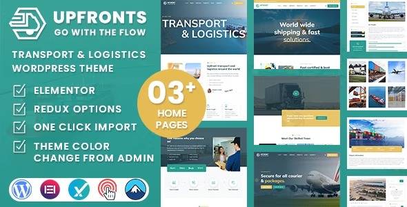 Upfronts v1.0 – Transport and Logistics WordPress Theme