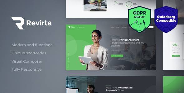 Revirta v1.2.9 – Virtual Assistant WordPress Theme Download