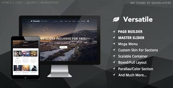 Versatile – Responsive Multi-Purpose WordPress Theme v1.4.7 Download