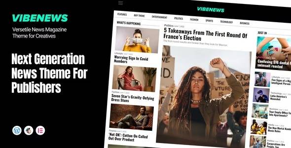 Vibenews Digital News Magazine 4 August 2023 WordPress Theme Download