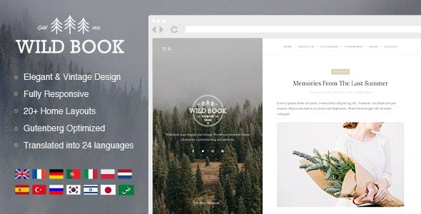 Wild Book v1.9.7 – Vintage, Elegant & Summer