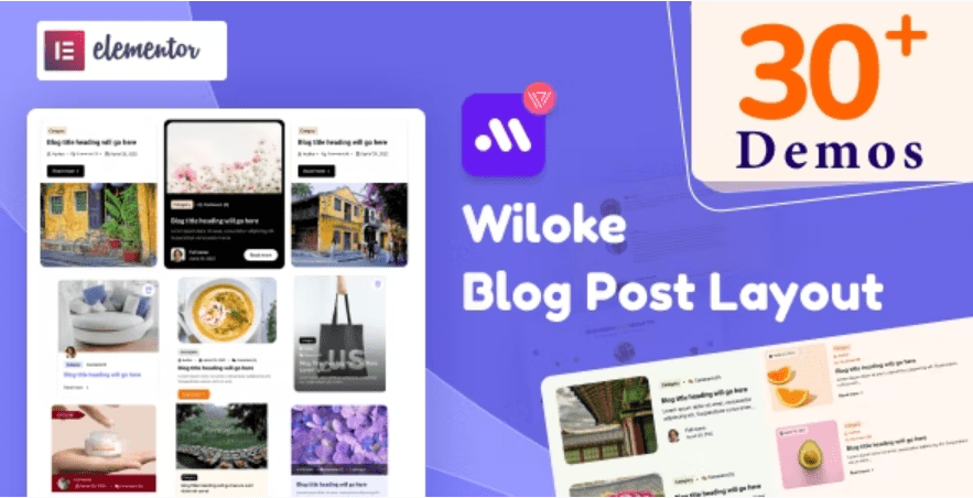 wiloke blog layouts for elementor nulled download