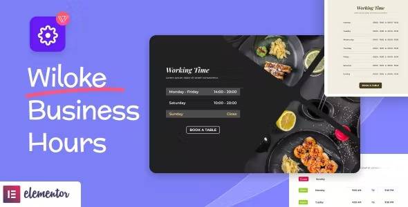 Wiloke Business Hours For Elementor v1.0.24