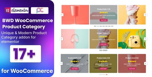 WooCommerce Product Category Grid Addon For Elementor v1.0